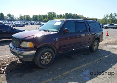 2001 Ford F-150 King Ranch Edition/Lariat/Xlt из США, поврежденный, VIN 1FTRW08L91KD71796